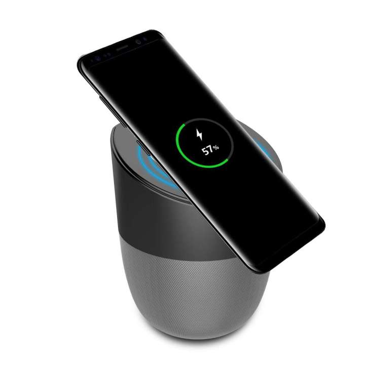 Wireless Charger BT4.2 Speaker, 6-7 hours Playtime, Qi Charging Station for Cell Phones Light luxury Wireless Charger